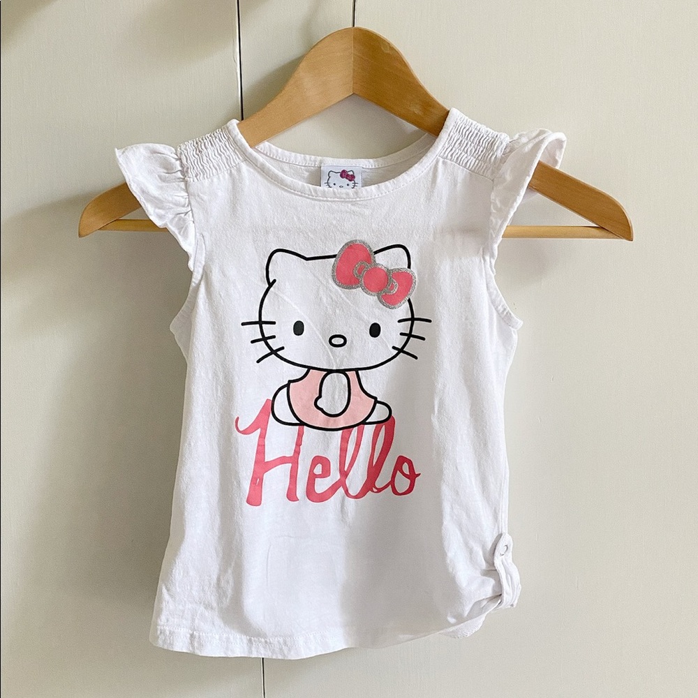 Hello Kitty sanrio girls ruffled character tee